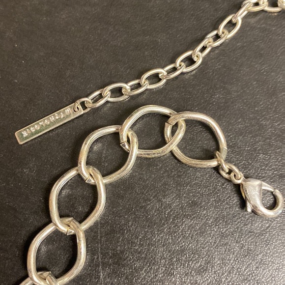 Mythologies Silver-tone & Rhinestone Chain Link Necklace - Picture 3 of 4